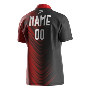 Tenue de sport pour hommes OEM ODM, couleur rouge et vert jaune, maillots de cricket - Product Image 2