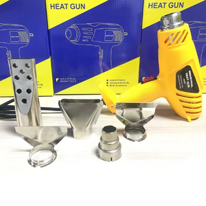 पेशेवर बहु कार्यात्मक 2000W बिजली के गर्मी बंदूक/गर्म हवा बंदूक के साथ 5 नलिका टिप्स - Product Image 4