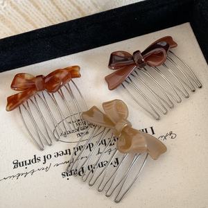 ¡Guau! Nuevas Horquillas de Acetato Estilo Coreano al por Mayor de Sheila, Horquillas Elegantes con Lazo para Mujer, Diademas Personalizadas - Product Image 5