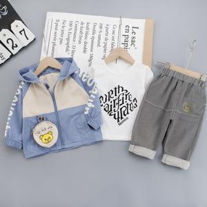 Venta al por Mayor de Conjuntos de Ropa para Niños, Estilo Nuevo, Sudadera con Capucha y Pantalones de Algodón en Colores Personalizados - Product Image 4