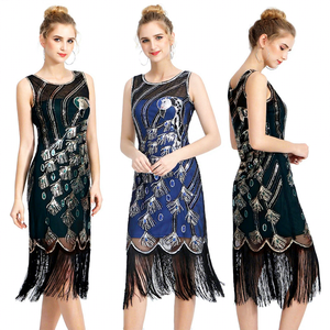 <span class=keywords><strong>Robe</strong></span> à franges style <span class=keywords><strong>Charleston</strong></span> des années 1920, <span class=keywords><strong>robe</strong></span> de soirée Gatsby, <span class=keywords><strong>robe</strong></span> à paillettes <span class=keywords><strong>pour</strong></span> club - Product Image 2