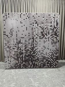 10 * 8ft Double face pleine couleur Photo Booth toile de fond support toile de fond pour les événements de mariage toile de fond à paillettes - Product Image 2