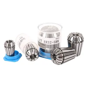 Accuracy 0.015 0.008 0.005 ER32 Collet Set Spring Milling Collets ER11 ER16 ER20 ER25 ER32 ER40 Precision Coolant ER collet