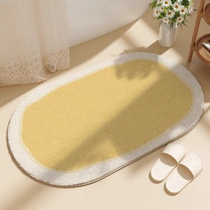 Tapis de bain antidérapant JAEZO personnalisé en gros, nouveau design, fausse fourrure de cachemire, épaisseur 3-5 mm, tapis de salle de bain, usage domestique et hôtelier, doux - Product Image 4