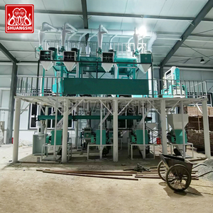 Ligne de production complète de mouture de blé et de riz Shuang Shi 150 tonnes 300t par jour avec moteur et roulement - Product Image 1