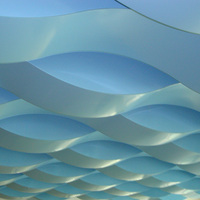 Paneles Decorativos de Techo con Diseño de Ondas, Panel de Techo Falso con Diseño de Ondas