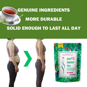 Tè naturale con etichetta privata per promuovere la salute intestinale 14 giorni di tè Detox dimagrante veloce per tagliare il grasso - Product Image 3