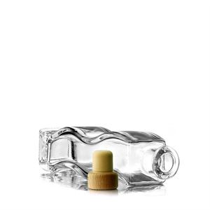 Tùy Chỉnh Sóng Chai Thủy Tinh 200Ml Khuếch Tán Với Stopper Gỗ - Product Image 3