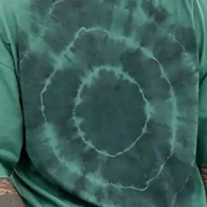 T-shirt Tie-Dye Haut de Gamme en Molleton Bouclette 280 g/m², Coton Épais de Luxe, Coupe Oversize à Épaules Tombantes, Vêtement Personnalisé de Marque - Product Image 2