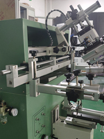Nueva máquina de serigrafía semiautomática del fabricante de China para vasos y botellas de papel de plástico ovalados redondos y planos