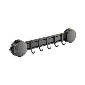 Crochet à ventouse en gros, adhésif ultra-résistant, en aluminium spatial, fixation murale sans perçage, pour porte de salle de bain, pour suspendre les vêtements - Product Image 1