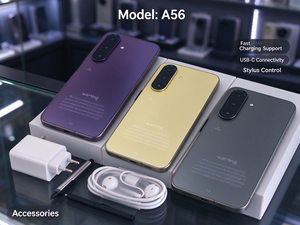 Brand New Original Mobile Phone A56 5G smartphones, AI <b>Camera</b> Phone, New launch popular model, CE Certified - Product Image 2