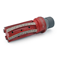 Couronne Colonne Diamant CNC Doigt Bit 25x50mm pour Dekton/Granite/Marbre 1/2 "Gaz Shank Fraise Personnalisé OEM