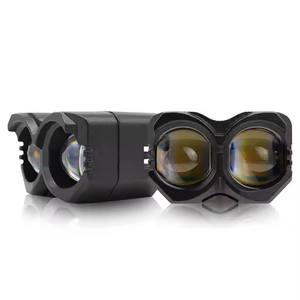 Nouveau projecteur LED 12V pour moto, puce 3570, 30W, lampe de travail bicolore, phares antibrouillard étanches pour motos et camions - Product Image 1