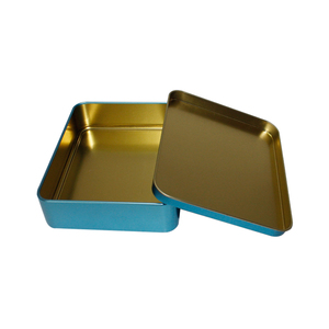 Food Grade Metal <strong>Tin</strong> Boxes / Custom Printed <strong>Tea</strong> <strong>Caddy</strong> / Cookie <strong>Tin</strong> - Product Image 5