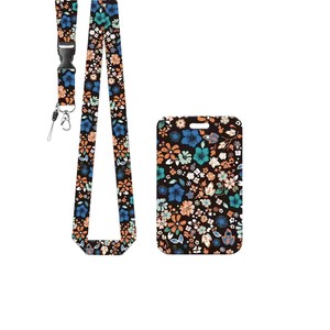 TEMU Meilleures ventes : Porte-clés de montagne anti-perte avec cordon, système de fixation rapide à clip époxy noir et bleu, motif floral miniature, avec attache en spirale - Product Image 5