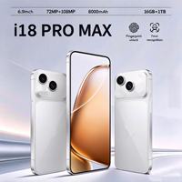 1 18 Pro Max 200MP Triple Caméra 48MP Caméra Frontale 1TB Stockage Android 15 CDMA LTE Anglais Français Espagnol OLED 120Hz 5G Sans Fil
