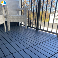 Tapis de sol en plastique perforé, 6 pièces, carreaux l'intérieur, feuille de sol en plastique pour verrouillage, base en plastique