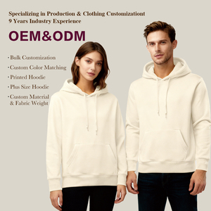 2025 男士休闲连帽衫 100% 棉水洗套头衫 长袖 秋冬运动必备 日常时尚 - Product Image 2