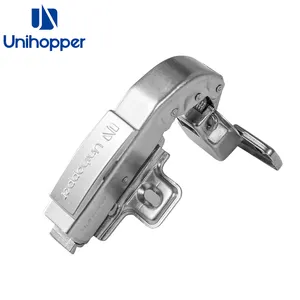 Unihopper Luxury 3D Hidden Kitchen Cabinet Stainless Steel Furniture Soft Close Cabinet Door Hydraulic Hinge China Factory