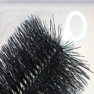 304 ステンレス鋼毛ブラシ魚池高密度フィルターブラシ水生ペット水族館耐久性のあるクリーニングツール - Product Image 3