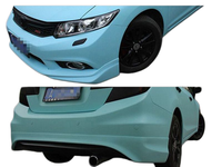 Kit carrosserie compact (lame avant, jupes latérales, lame arrière) pour Honda Civic 9ème génération FB 2012-2015 Berline, pièces de modification extérieure