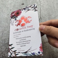 Carte de remerciement de mariage 2023 écologique personnalisée, cartes d'invitation de mariage uniques, carte de vœux