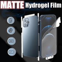 Film protecteur d'écran en hydrogel TPU auto-réparateur mat HD transparent, couverture intégrale, anti-rayures, flexible 3D, universel pour téléphone et tablette