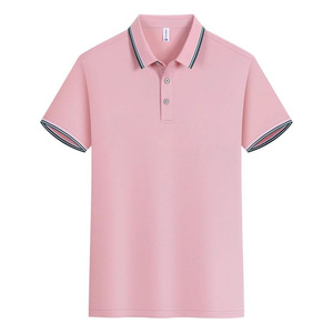 Polo Shirt Short Sleeve Solid Color Polyester Unisex Workwear Daily Wear - Product Image 2