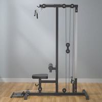 Appareil d'entraînement complet de gymnastique à domicile système de poulie d'entraînement multifonction plaque d'entraînement d'avant-bras chargé Lat tirer vers le bas Machines