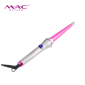 <span class=keywords><strong>Rizador</strong></span> de Pelo <span class=keywords><strong>Cónico</strong></span> MAC Styler Rosa Brillante con Barril Recubierto de Queratina, Calor Ajustable, Ondas Voluminosas Románticas, Plancha de Pelo para el Hogar - Product Image 6