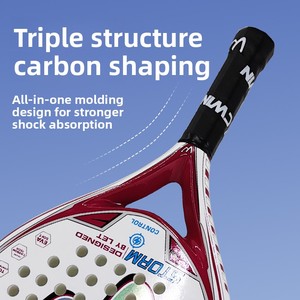<span class=keywords><strong>Raquette</strong></span> <span class=keywords><strong>de</strong></span> <span class=keywords><strong>tennis</strong></span> personnalisable légère en fibre <span class=keywords><strong>de</strong></span> carbone pour femmes avec face <span class=keywords><strong>de</strong></span> 465x26cm et grip G2 pour le beach <span class=keywords><strong>tennis</strong></span> et le paddle <span class=keywords><strong>tennis</strong></span> - Product Image 4
