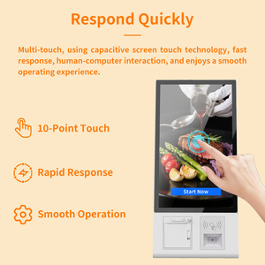 Kiosco de Autoservicio con Pantalla Táctil de 21.5/23.8 Pulgadas para Pedidos y Pagos, SDK para Comida Rápida, Lector de Tarjetas, Sistema Operativo Windows/Android - Product Image 3