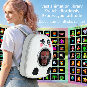 Sac à dos scolaire antichoc et durable pour étudiants avec écran LED coloré, adorable sac d'école pour filles, idéal pour l'école et les trajets quotidiens - Product Image 2