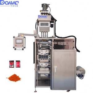 Machine d'emballage entièrement automatique multi-voies pour poudre de cellulose de fibres alimentaires, sachet scellé sur 4 côtés, machine d'emballage de poudre de piment - Product Image 2