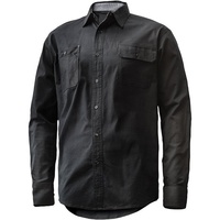 Uniformes de travail en coton et polyester respirants avec logo personnalisé et boutons-pression robustes pour les travailleurs de la construction et des mines en extérieur