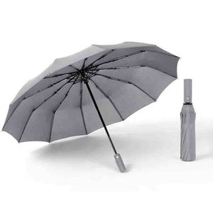 Parapluie pliant à poignée courbe, facile à transporter pour poussette, petit format, élégant, format crayon, double auvent, pliable - Product Image 4