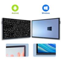 Pizarra Interactiva Inteligente FOCUSEEN de 75 Pulgadas con Android 15, IFPD 4K, IA, Pantalla Táctil LCD de 40 Puntos, 16GB/32GB de RAM, 512GB