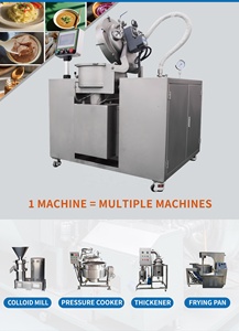 MAKWELL Olla de alta presión Hummus Albahaca Salsa Hueso Sopa Vapor con camisa Sistema de cocción - Product Image 4