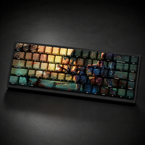คีย์แคปพิมพ์ลายด้านข้างแบบกำหนดเอง LOL <span class=keywords><strong>Yasuo</strong></span> 68 คีย์ วัสดุ PBT แบบ Dye Sublimation โปรไฟล์ Cherry สำหรับคีย์บอร์ดแบบ Mechanical - Product Image 1
