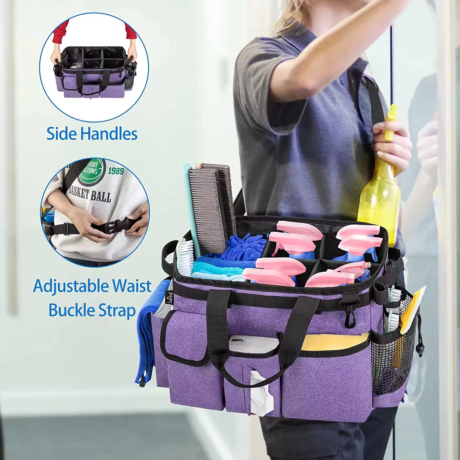 Special Purpose Diaper Organizer Storage Bag with Zipper Closure Made of Polyester Felt Special Purpose Bags & Cases