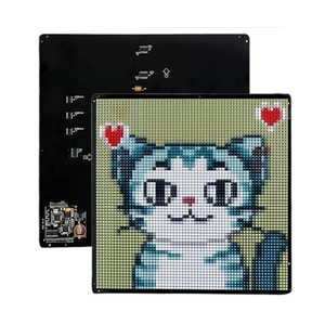 64*64 RGB LED Display <strong>Screen</strong> DIY Text App Control <strong>Bluetooth</strong> Connect with USB Charger Digital Signage &amp; Displays - Product Image 2