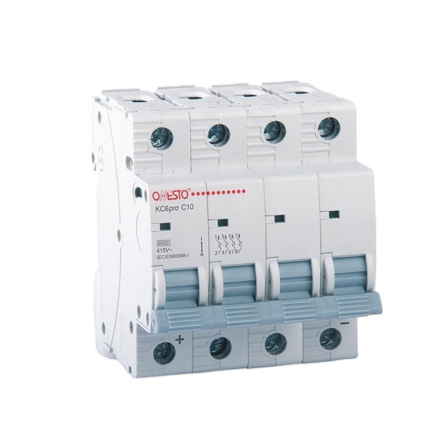 Factory Sale Thermal Magnetic Mcb 6A 10A 16A 20A 25A 32A 40A 63A Miniature Circuit Breaker 4P AC MCB