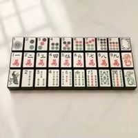 Tuiles de Mahjong américaines modernes en acrylique noir de 160 mm avec motif colibri – Qualité supérieure, personnalisables, pour divertissement – Grande vente