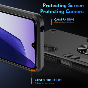 Funda Protectora para Automóvil de Doble Capa con Soporte Magnético para <span class=keywords><strong>Samsung</strong></span> Galaxy A17 / A07 / A76 A56 A36, Protección de Lente, TPU, PC, Resistente <span class=keywords><strong>a</strong></span> Golpes - Product Image 3