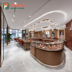 Vitrina Minimalista Personalizada para Exhibición de Joyería, Fabricada con Panel de Vidrio Templado, para Espacios de Boutique - Product Image 4