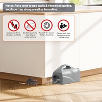 Piège à souris électrique intelligent WiFi automatique haute tension pour rats et rongeurs, notification à distance via application, piège à souris électronique sûr