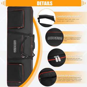 Échantillon gratuit de housse de protection pour clavier de piano - Imperméable, anti-poussière, résistant aux rayures, ajustement réglable, lavable en machine - Product Image 4