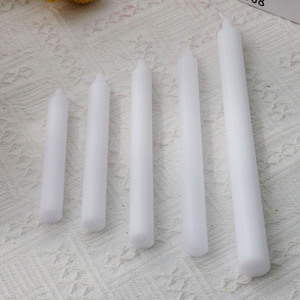 Bougies de <span class=keywords><strong>cire</strong></span> <span class=keywords><strong>cire</strong></span> de paraffine blanche bon marché/<span class=keywords><strong>bougie</strong></span> domestique cannelée en bâton/velas/bougies - Product Image 3
