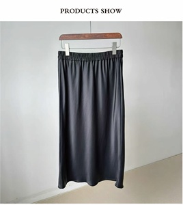 गर्म बिक्री गर्मी के अनुकूल ठोस गैर बुना हुआ चिकनी हाथ को कार्यालय महिला के लिए सीधे स्कर्ट ज़ोला - Product Image 2